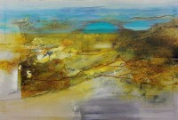 L'passo Benjamin, 33 x 48 Inch, Acrylic on Canvas, Abstract Paintings, AC-LPB-020